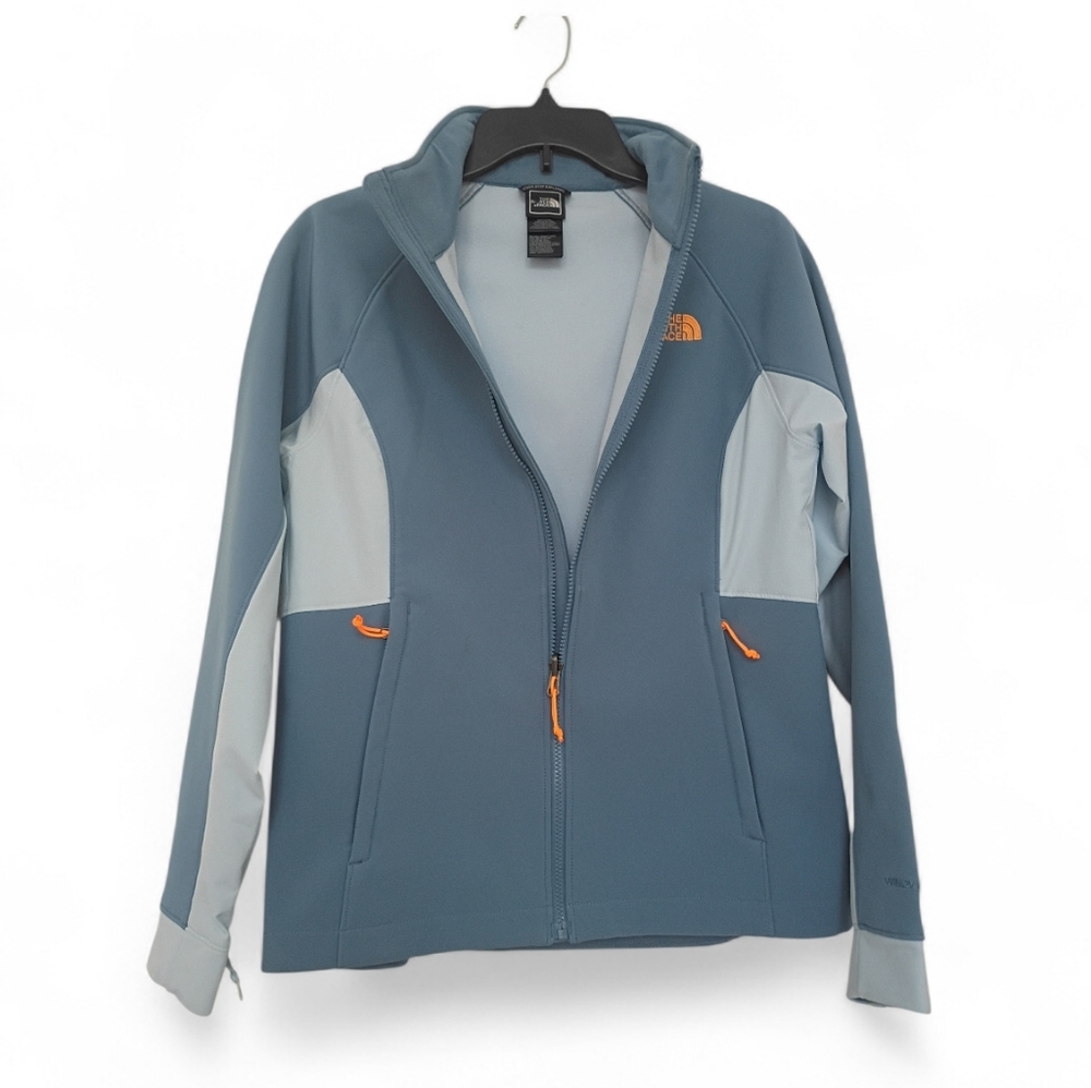 The North Face Two-Tone Light and Slate Blue Softshell Jacket
